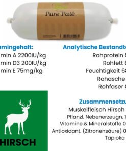 Hunde Leckerlis | Hirsch-Wurst